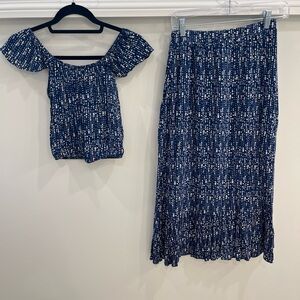 Everly Top and Skirt Set